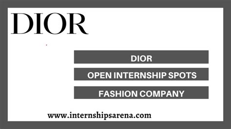 dior intern|dior summer internship 2024.